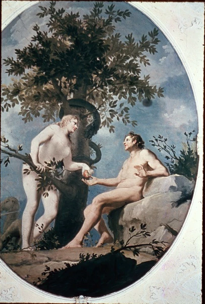 Adamo e Eva - monastero benedettino dei SS. Teodoro e Alessandro